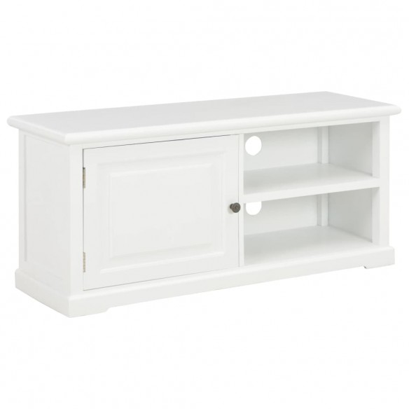 Meuble TV Blanc 90 x 30 x 40 cm Bois