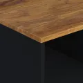 Table basse 80x50x40 cm Bois de manguier solide et d'ingénierie