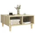 Table basse Chêne sonoma 60x60x30 cm Aggloméré