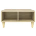 Table basse Chêne sonoma 60x60x30 cm Aggloméré