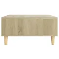 Table basse Chêne sonoma 60x60x30 cm Aggloméré