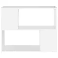 Meuble TV Blanc 80x24x63 cm Aggloméré
