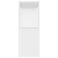Meuble TV Blanc 80x24x63 cm Aggloméré