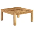 Table basse 80x80x40 cm Bois de manguier massif
