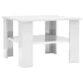 Table basse Blanc brillant 60 x 60 x 42 cm Aggloméré