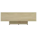 Table basse Chêne sonoma 85x55x31 cm Aggloméré
