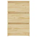 Table de chevet 40x29,5x64 cm Bois de pin solide