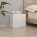 Tables de chevet murales 2 pcs Blanc 50x30x47 cm