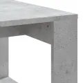 Table basse gris béton 102x50x35 cm bois d'ingénierie