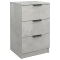 Table de chevet Gris béton 40x36x65 cm