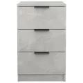 Table de chevet Gris béton 40x36x65 cm
