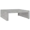 Table basse Gris béton 100x100x35 cm Aggloméré