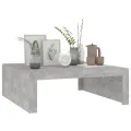 Table basse Gris béton 100x100x35 cm Aggloméré