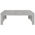 Table basse Gris béton 100x100x35 cm Aggloméré