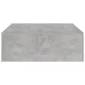 Table basse Gris béton 100x100x35 cm Aggloméré