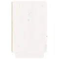 Tables de chevet 2 pcs Blanc 40x34x55 cm Bois de pin massif