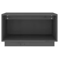Meuble TV Gris 60x35x35 cm Bois de pin massif