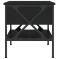 Tables de chevet 2 pcs noir 40x42x45 cm bois d’ingénierie