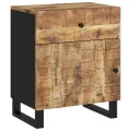 Table de chevet 50x33x60 cm Bois de manguier et d'ingénierie