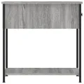Table de chevet sonoma gris 30x60x60 cm bois d'ingénierie