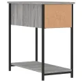 Table de chevet sonoma gris 30x60x60 cm bois d'ingénierie