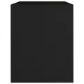 Tables de chevet 2 pcs Noir 40x30x40 cm Bois d'ingénierie