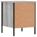 Table de chevet sonoma gris 40x42x50 cm bois d'ingénierie
