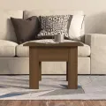 Table basse Chêne marron 55x55x42 cm Aggloméré
