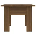 Table basse Chêne marron 55x55x42 cm Aggloméré
