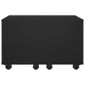 Table basse Noir 60x60x38 cm Aggloméré