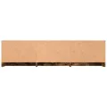 Meuble TV Chêne fumé 140x40x35,5 cm Bois d'ingénierie