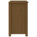 Tables de chevet 2pcs Marron miel 50x35x61,5 cm Bois pin massif