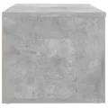 Meuble TV Gris béton 80x34x30 cm Aggloméré