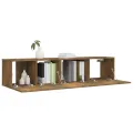 Ensemble de meubles TV 2 pcs Chêne fumé Bois d'ingénierie