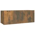 Ensemble de meubles TV 2 pcs Chêne fumé Bois d'ingénierie