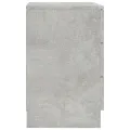 Tables de chevet 2 pcs Gris béton 38 x 35 x 56 cm Aggloméré