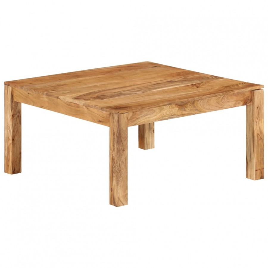 Table basse 80x80x40 cm Bois d'acacia massif