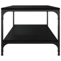 Table basse Noir 100x50x40 cm Bois d'ingénierie