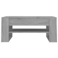 Table basse Sonoma gris 102x55x45 cm Bois d'ingénierie