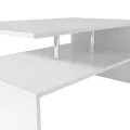 Table basse Bois d'ingénierie 90x59x42 cm Blanc