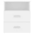 Tables de chevet 2 pcs Blanc 50x32x60 cm