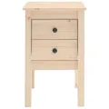 Tables de chevet 2 pcs 40x35x61,5 cm Bois de pin massif