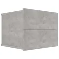 Table de chevet Gris béton 40 x 30 x 30 cm Aggloméré