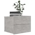 Table de chevet Gris béton 40 x 30 x 30 cm Aggloméré