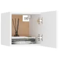 Meuble TV mural Blanc 30,5x30x30 cm