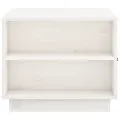 Table basse Blanc 100x50x41 cm Bois massif de pin