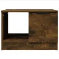 Table basse Chêne fumé 50x50x36 cm Bois d'ingénierie