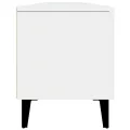 Meuble TV blanc 180x31,5x40 cm bois d'ingénierie