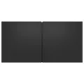 Meubles TV suspendus 2 pcs Noir 60x30x30 cm