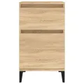 Tables de chevet 2 pcs chêne sonoma 40x35x70 cm